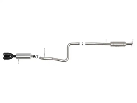 aFe 49-33140-B Takeda Series 2 1/2in 304 SS Cat-Back 14-19 Ford Fiesta L4-1.6L (t) w/Black Tip