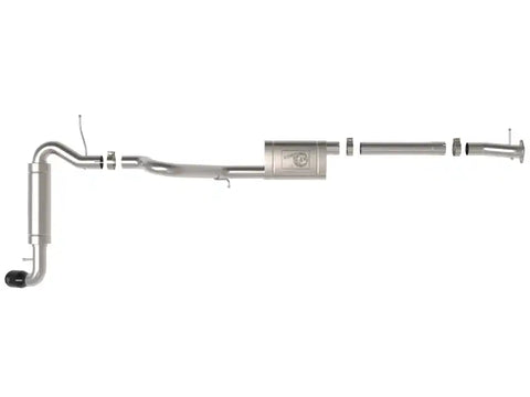 aFe 49-43136-B Apollo GT 3in 409 SS Cat-Back Exhaust 2021 Ford Bronco L4-2.3L (t)/V6-2.7L (tt) w/ Black Tip