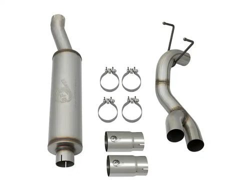 aFe 49-42057-P POWER Rebel Series 3.5in 409 SS Cat Back Exhaust w/Pol Tips 14-17 RAM 2500/3500 V8-6.4L Hemi