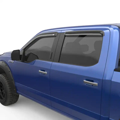 EGR 15+ Ford F150 Super Cab Tape-On Window Visors - Set of 4