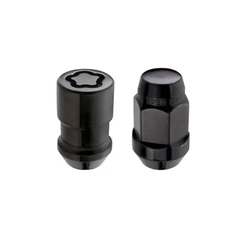 McGard 5 Lug Hex Install Kit w/Locks (Cone Seat Nut / Bulge) M12X1.5 3/4 1.45in. L - Black