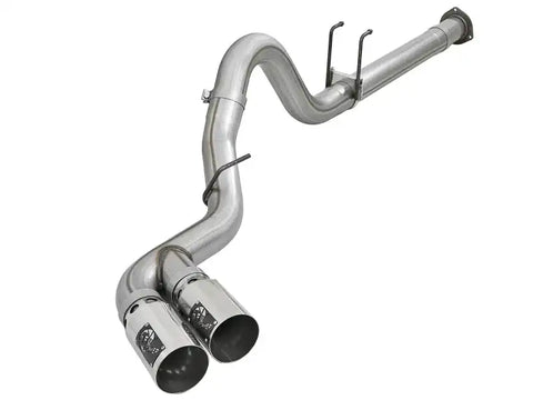 aFe 49-43120-P Power 11-14 Ford F250/F350 6.7L Diesel Rebel XD 4in 409 SS DPF-Back Exhaust System - Pol Tips