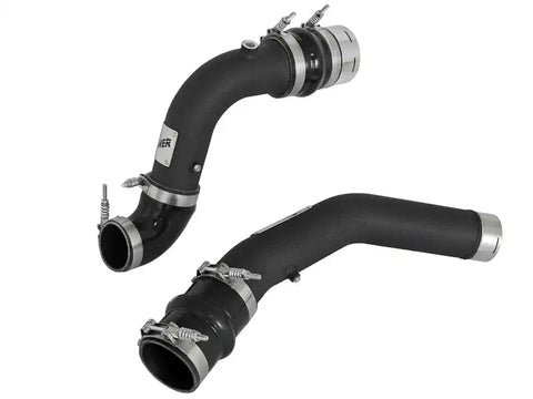 aFe 46-20314-B Bladerunner 3in Hot and Cold Side Black Intercooler Tubes 2017 Ford Diesel Trucks V8 6.7L (td)