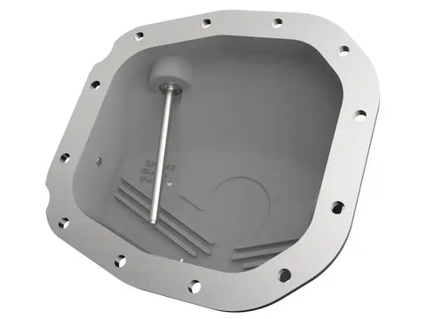 aFe 46-71181B Rear Differential Cover (Black Machined Pro Series) 15-19 Ford F-150 V6-2.7L (t) (12-Bolt)