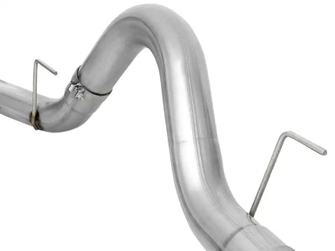 aFe 49-03106-B Atlas 4in Aluminized Steel DPF-Back Exh 18-19 Ford F-150 V6-3.0L (td) w/ Black Tip