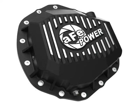 aFe 46-71260B 2020 Chevrolet Silverado 2500 HD Rear Differential Cover Black Pro Series w/ Machined Fins