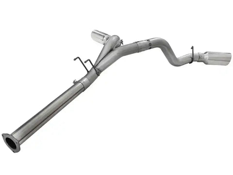 aFe 49-43065-P LARGE BORE HD 4in 409-SS DPF-Back Exhaust w/Polished Tip 11-14 Ford Diesel Trucks V8-6.7L (td)