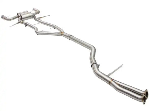 aFe 49-36328-P MACHForce XP SS-304 Polish Tip 3.0in-2.5in Dia Cat Back Exhaust 11-13 BMW 335i (E90/E92) 3.0L