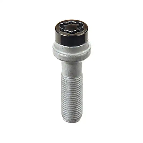 McGard Wheel Lock Bolt Set - 4pk. (Radius Seat) M14X1.5 / 17mm Hex 45.0mm Shank Length Black