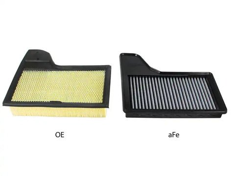 aFe 31-10255 MagnumFLOW OEM Replacement Air Filter PRO Dry S 2015 Ford Mustang L4 / V6 V8