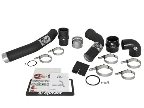 aFe 46-20314-B Bladerunner 3in Hot and Cold Side Black Intercooler Tubes 2017 Ford Diesel Trucks V8 6.7L (td)