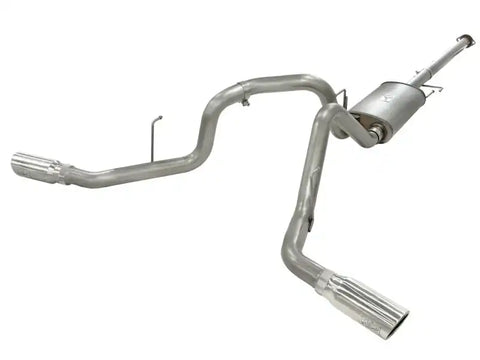 aFe 49-43056-P MACHForce XP Exhausts 3inSS Dual Side Exit Cat-Back 11-14 Ford F150 Ecoboost V6-3.5L (TT)