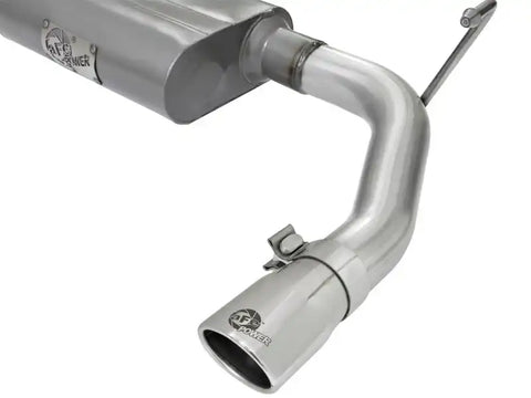 aFe 49-08044-1P Scorpion 2-1/2in Aluminized Steel Cat Back Exhaust 07-17 Jeep Wrangler V6-3.6/3.8L (4 Dr)