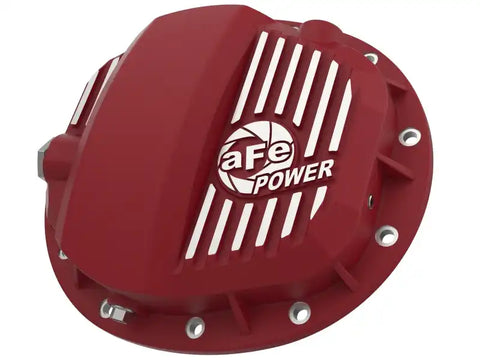 aFe 46-71140R Pro Series GMCH 9.5 Rear Diff Cover Red w/ Machined Fins 19-20 GM Silverado/Sierra 1500