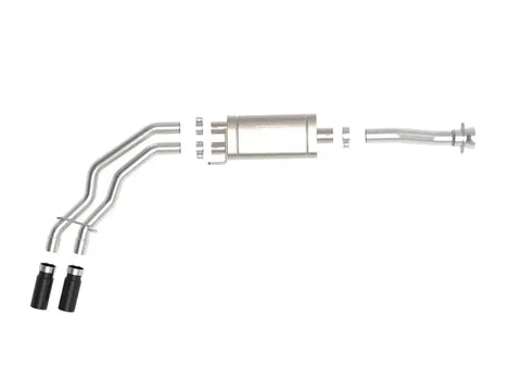 aFe 49-43128-B Rebel 3in 409 SS Cat-Back Exhaust 2021 Ford F-150 V6 2.7L/3.5L (tt)/V8 5.0L w/ Black Tips