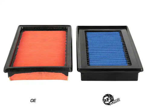aFe 30-10273-MA MagnumFLOW OE Replacement Air Filter w/ Pro 5R Media (Pair) 14-19 Infiniti Q50 V6-3.5L/3.7L