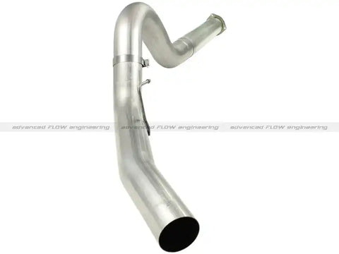 aFe 49-43055 MACHForce XP 5in DPF-Back Stainless Steel Exh Sys, No tip,Ford Diesel Trucks 11-14 V8-6.7L