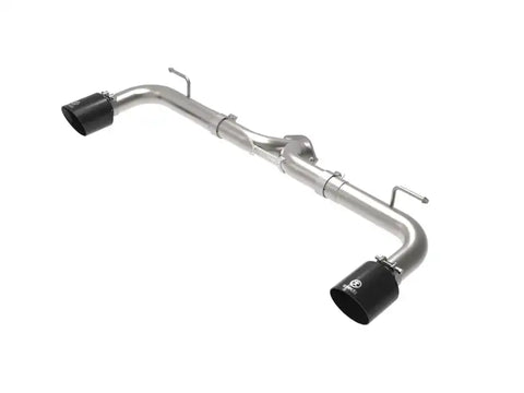 aFe 49-37014-B Takeda 2-1/2in 304 SS Axle-Back Exhaust w/ Black Tip 14-18 Mazda 3 L4 2.0L/2.5L