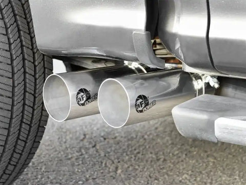 aFe 49-43081-P Rebel Exhausts 3in SS Cat-Back 15-16 Ford F-150 EcoBoost V6 2.7/3.5L V8 5.0L w/ Polished Tips