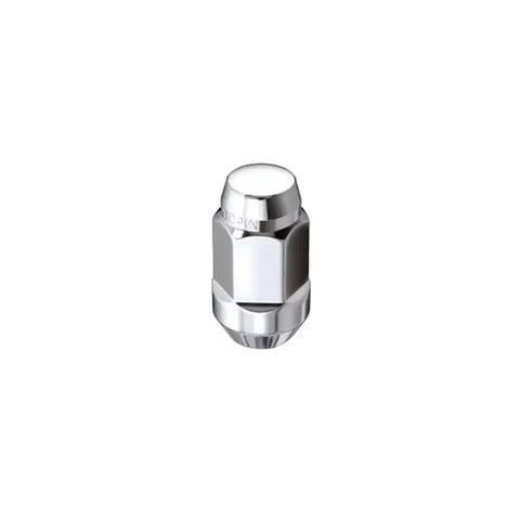 McGard Hex Lug Nut (Cone Seat Bulge Style) M14X1.5 / 22mm 1.635in. Length (4-Pack) - Chrome