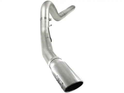 aFe 49-43054-P MACHForce XP 5in DPF-Back Stainless Steel Exh Sys, polished tip,Ford Diesel Trucks 08-10 V8-6.4L