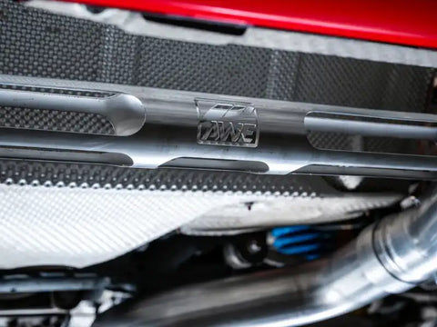 AWE Tuning BMW F8X M3/M4  Track Edition Catback Exhaust - Chrome Silver Tips