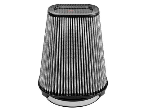 aFe 21-90110-CF MagnumFLOW Pro Dry S Air Filter (7.5x5.5in) F x (9x7in) B (5.75x3.75in) T (Carbon) 10in H