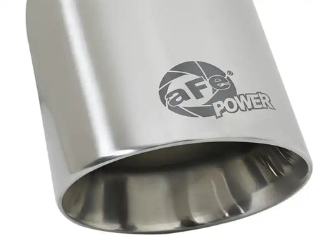 aFe 49T25354-P07 MACH Force-Xp Universal 304 SS Single-Wall Clamp-On Exhaust Tip - Polished