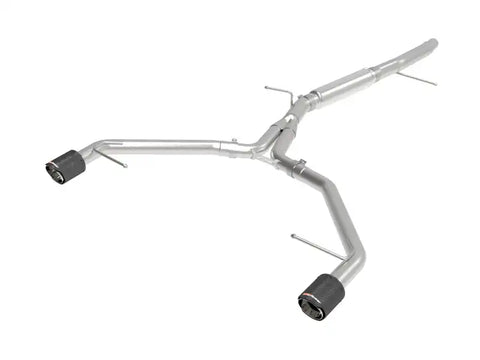 aFe 49-36419-C 17-19 Audi A4 (L4-2.0L) MACH Force-Xp Stainless Steel Axle-Back Exhaust System - Carbon Tip