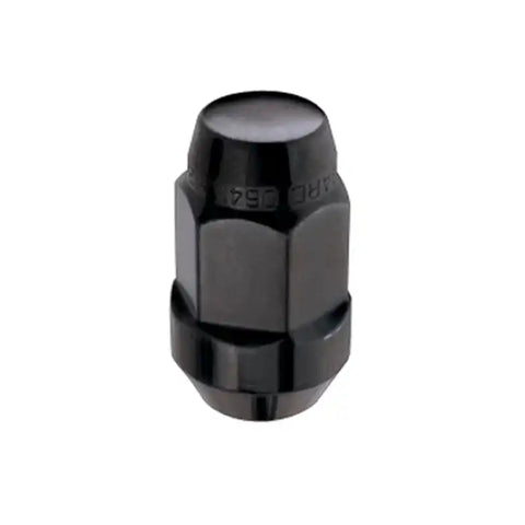 McGard Hex Lug Nut (Cone Seat Bulge Style) M14X1.5 / 22mm 1.635in. Length (Box of 144) - Black