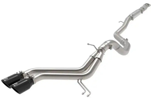 aFe 49-37018-B Takeda 2-1/2in SS-304 Cat-Back Exhausts w/ Black Tip 13-17 Hyundai Veloster L4-1.6L