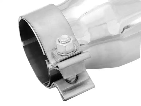 aFe 49T25354-P06 MACH Force-Xp 2.5in Inlet x 3-1/2in Outlet 6in Length 304 Stainless Steel Exhaust Tip