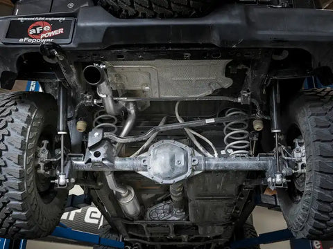 aFe 49-48065-1B MACH Force-Xp 2.5in 409SS Catback High-Tuck Exhaust 18-21 Jeep (JL) 3.6L 4-Door - Black Tip