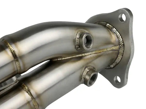 aFe 48-34148-H Twisted 304SS Header 2020 Chevy Corvette (C8) 6.2L V8 - Brushed