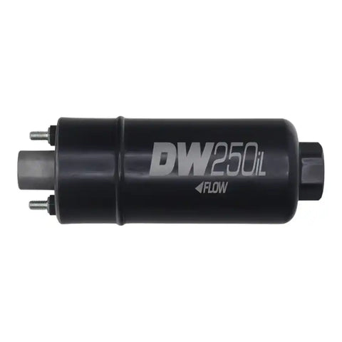 DeatschWerks 250LPH In-Line External Fuel Pump w/ Mounting Brackets