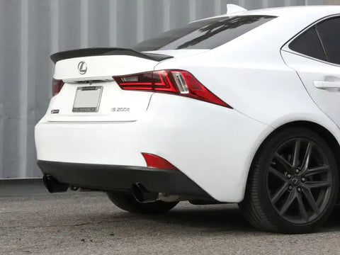 aFe 49-36059-B POWER Takeda 16-17 Lexus IS200t L4-2.0L (t) 2.5in-3in 304 SS CB Exhaust w/ Black Tips