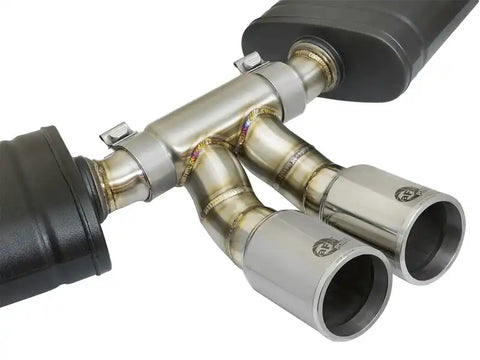 aFe 49-36415-P MACHForce-Xp 2in 304 SS Cat-Back Exhaust w/Polished Tips 13-16 Porsche Boxster/Cayman 2.7L/3.4L