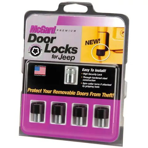 McGard 07-17 Jeep Wangler JK / Unlimited 4-Door Lock Set - (4 Locks)