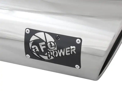 aFe 49T40601-P15 Diesel Exhaust Tip Bolt On Polished 4in Inlet x 6in Outlet 15in Long