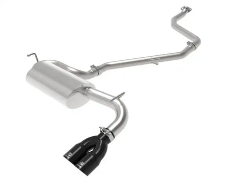 aFe 49-36047-B POWER Takeda 2in to 2-1 304 SS Cat-Back Exhaust w/ Black Tips 11-17 Lexus CT200h 1.8L