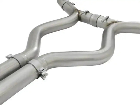 aFe 49-33087-P MACHForce XP 3in Sport Tone Cat-Back Exhausts w/ Polished Tips 15-17 Ford Mustang V6/V8