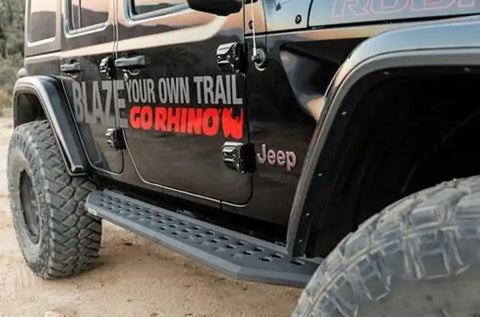 Go Rhino RB20 Black Running Boards Textured Powder Coated