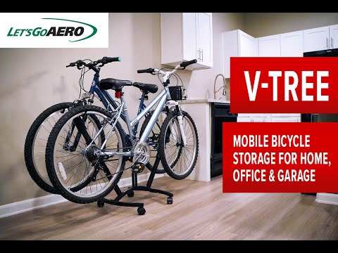 Lets Go Aero V-Tree 2 Two Bike Mobile Storage Rack