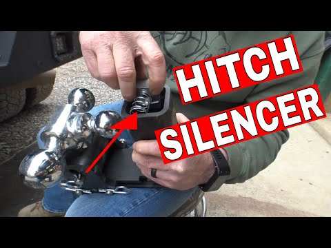 Lets Go Aero Silent Hitch Pin®: 5/8 Press-On Locking Anti-Rattle Pin for 2 Hitches