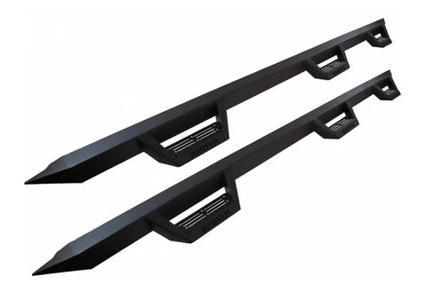 Raptor Series RTW410TY Magnum RT - Wheel To Drop Steps Black Textured Alloy Steel 05-23 Toyota Tacoma Access/Extended Cab 6ft Bed