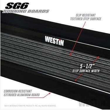 MyTruckPoint Westin Automotive 27-64725 Running Board SG6 Series