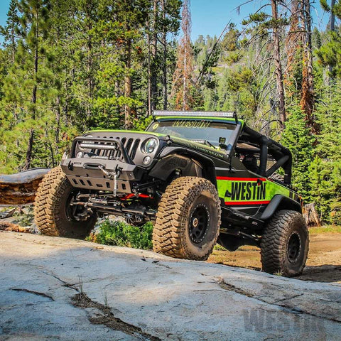Westin WJ2 Stubby Front Bumper w/Bull Bar