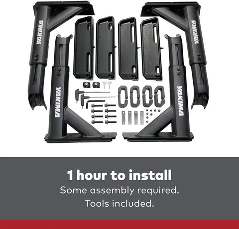 Yakima Products 8001151 Overhaul HD Truck Bed Rack - Adjustable